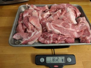Meat pile